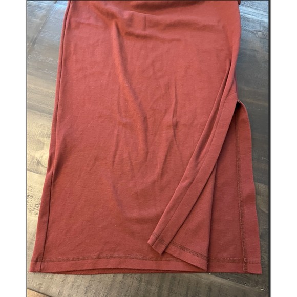 Mixit Vintage 90's Tank Dress Side Slit-Brown - Picture 4 of 10